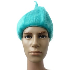 Peluca de fantasía Troll AT-3803 -con vestuario-