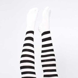 Calceta rayada de payaso bicolor