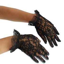 Guantes de encaje corto
