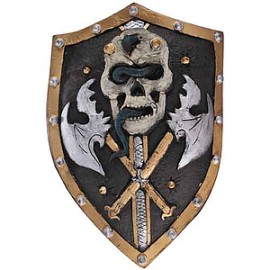 Escudo de espuma calavera