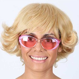 Lentes ovalados con pedrería