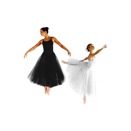 Tutú romántico largo Mod. 79380