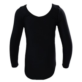 Leotardo de niña manga larga algodón