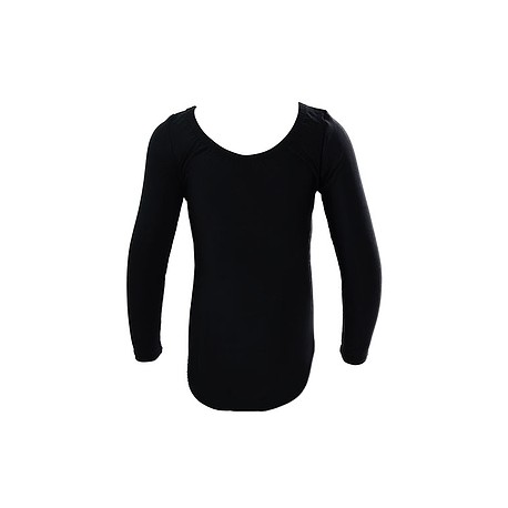 Leotardo de niña manga larga algodón