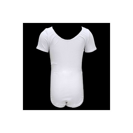 Leotardo de niña manga corta suplex