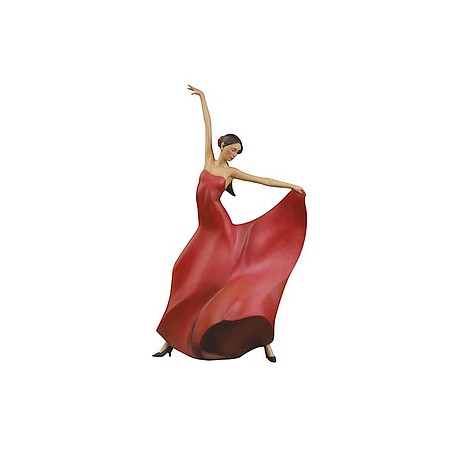 Figura de resina flamenco flame