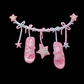 Bordado ballet shoes