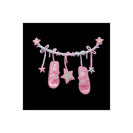 Bordado ballet shoes