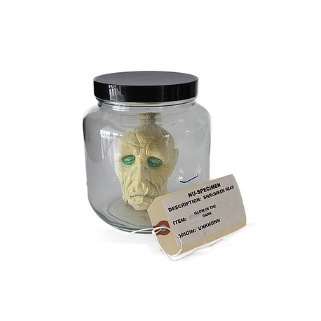 Utilería cabeza en frasco