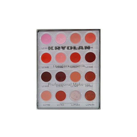 1206 Mini Paleta de labiales 16 colores