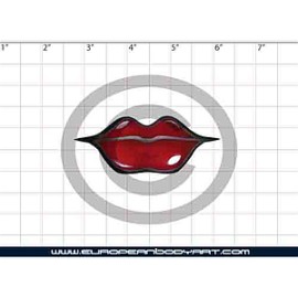 Esténcill Freaky Lips