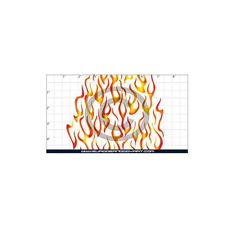 Esténcil Flames