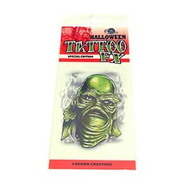 HL-104 Tatuaje Halloween lagoon creature