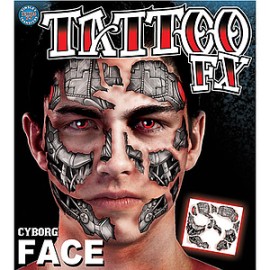 FC-505 Tatuaje Cyborg face