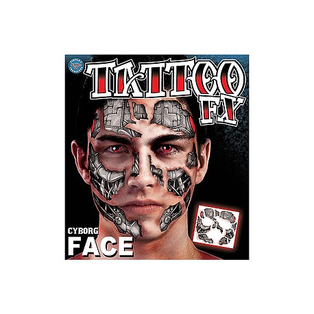 FC-505 Tatuaje Cyborg face