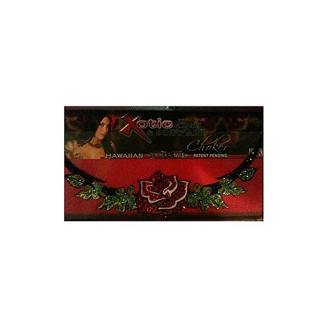 Hawaiian rose choker