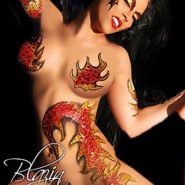 Blazin body art