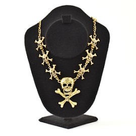 Collar Calaveras con Huesos