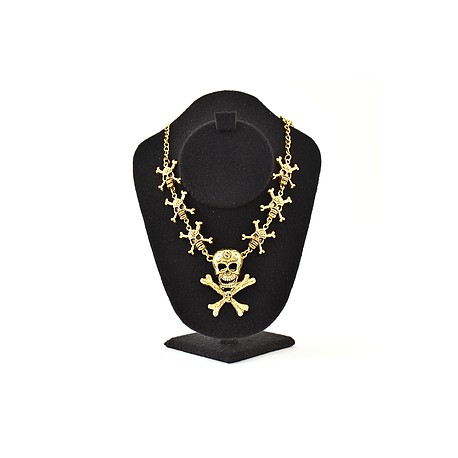 Collar Calaveras con Huesos