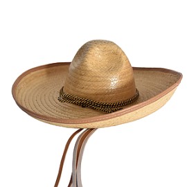 Sombrero charro de palma niño