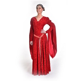 Mujer Medieval Mod. 2 Terciopelo