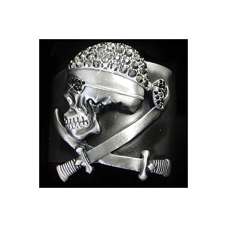 Brazalete de calavera y pirata